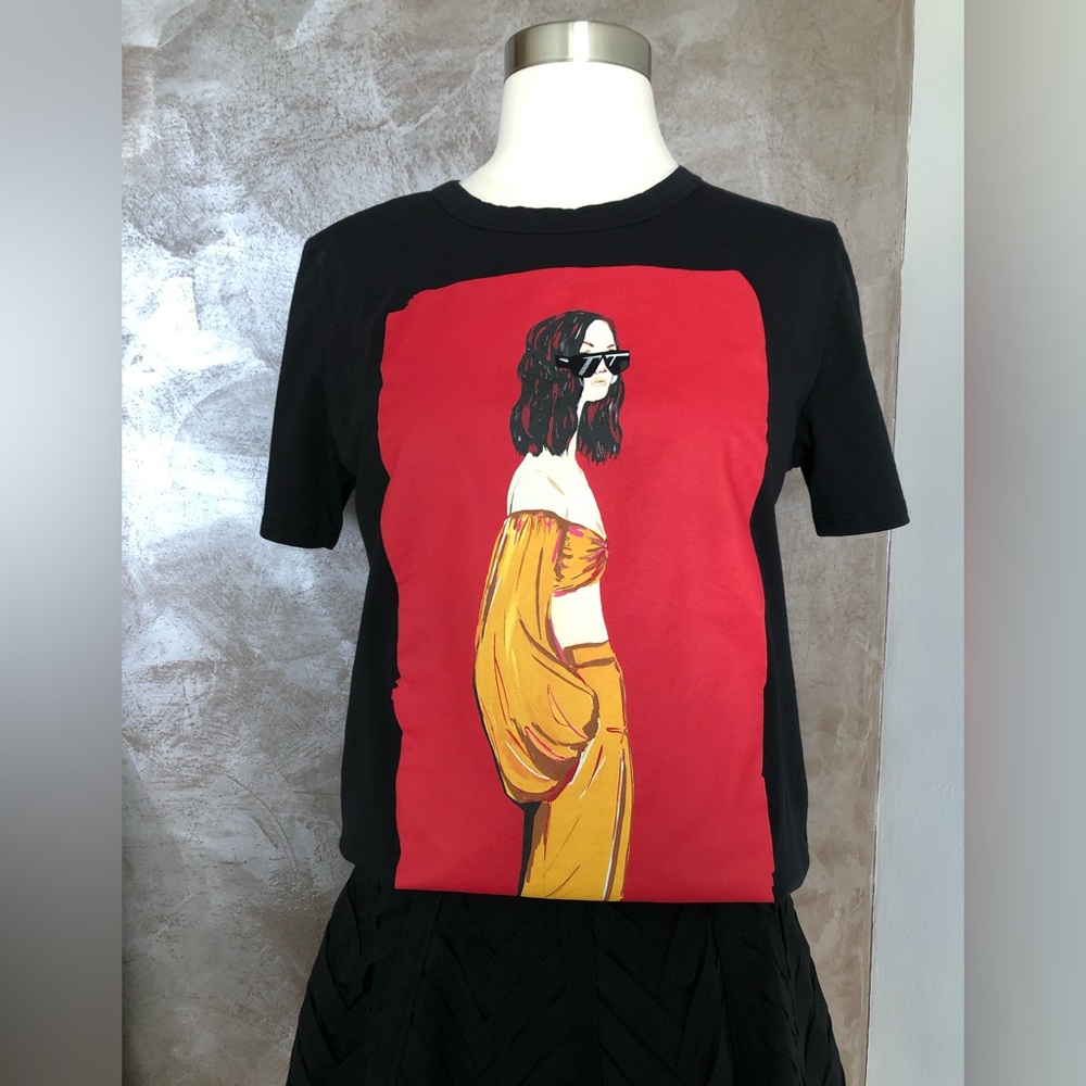 Zara black t shirt